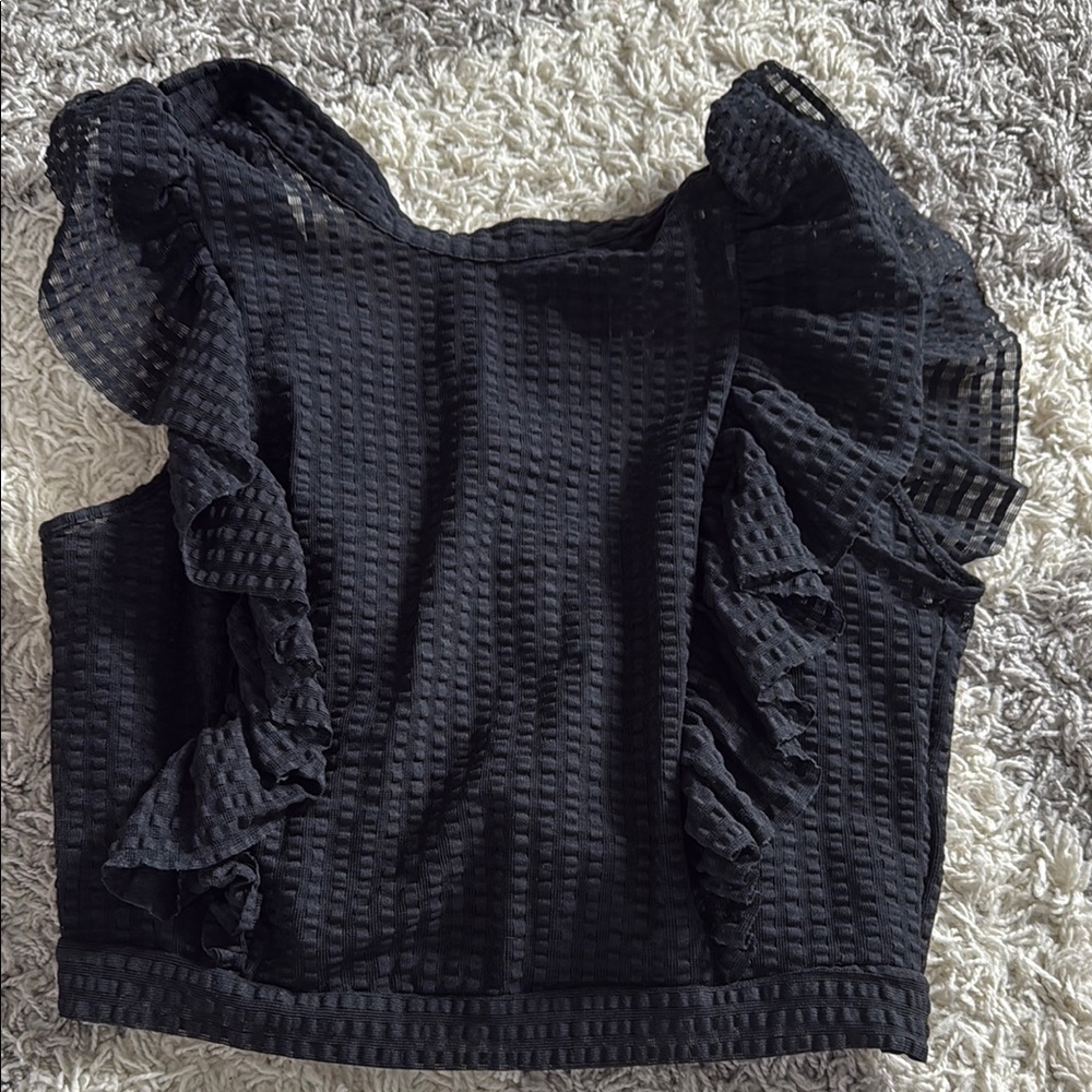 Anthropology Ruffled Women's Top
